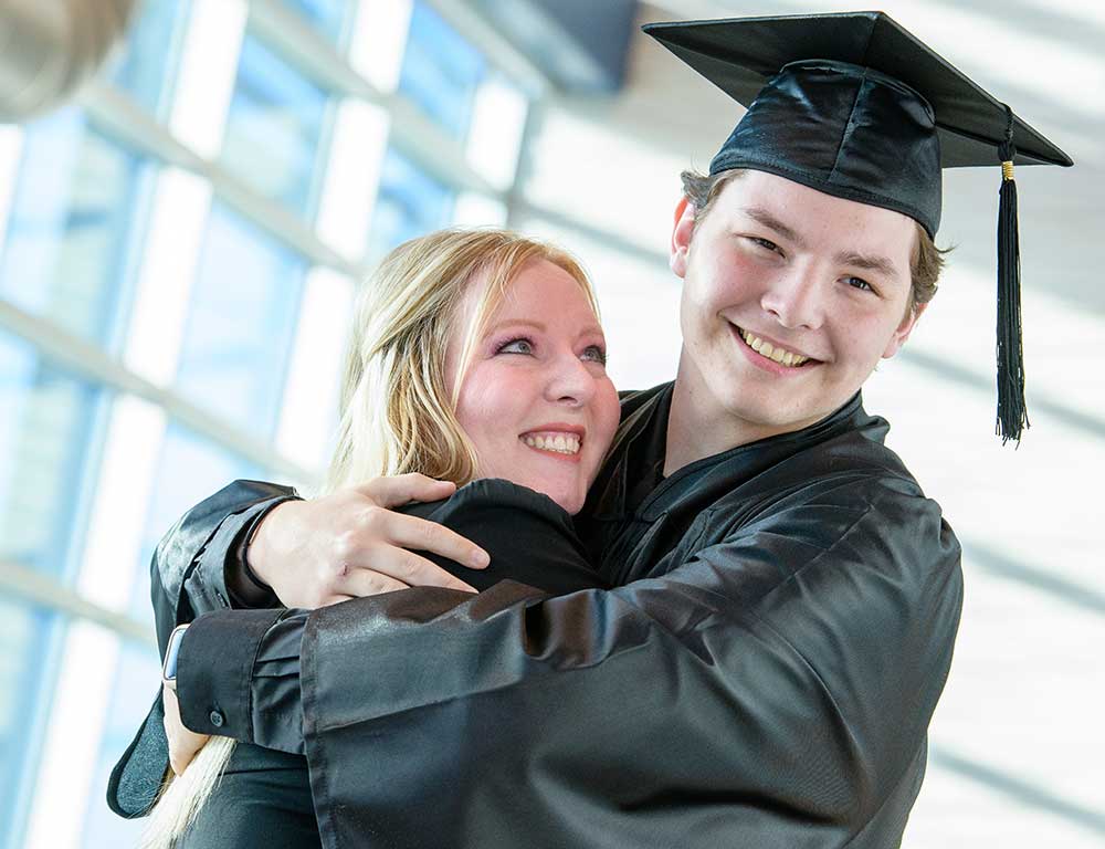 Student at Graduation