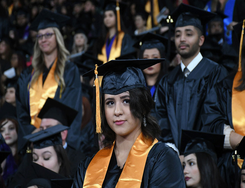 Students at Graduation