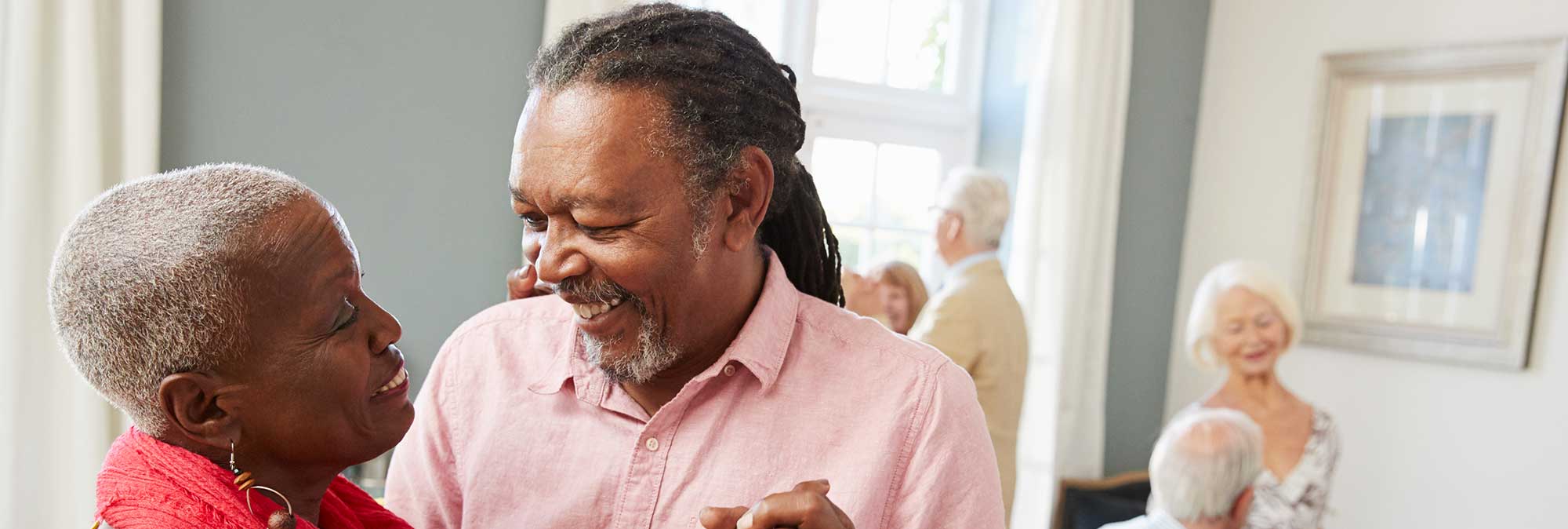 Dancing Couple at Community Program