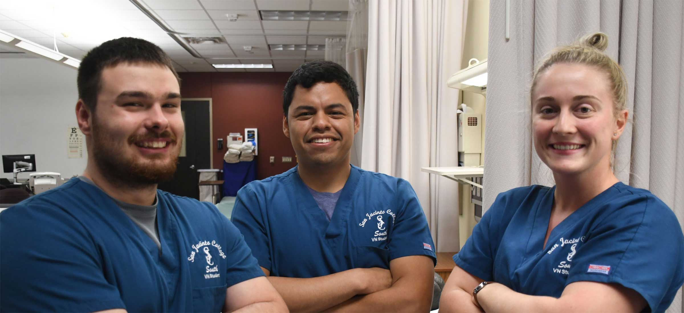 Smiling Nursing students