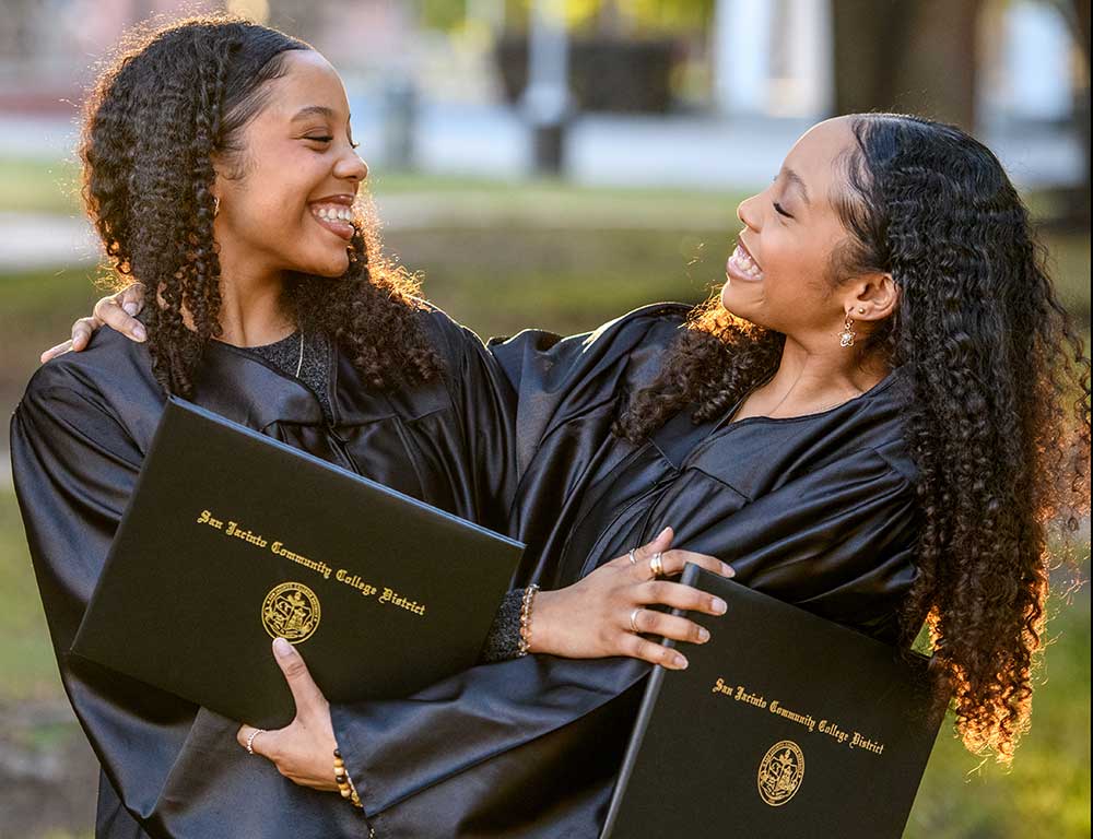 San Jacinto College Students at Graduation