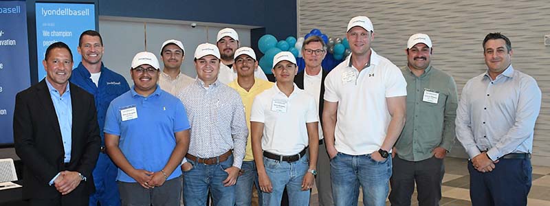 San Jacinto College grads hired at LyondellBasell