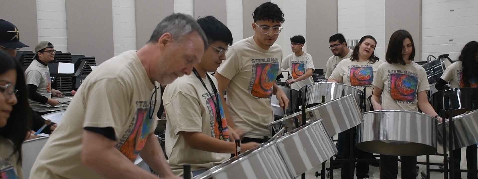 Steel drum band